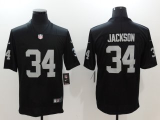 Oakland Raiders #34 Bo Jackson Black Vapor Untouchable Player Limited
