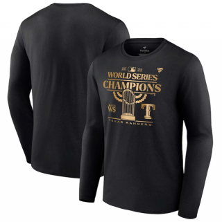 Texas Rangers Black 2023 World Series Champions Parade Long Sleeve T-Shirt