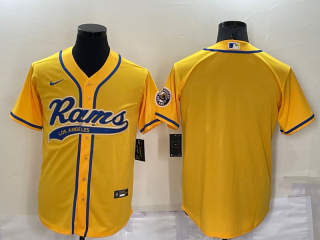 Los Angeles Rams blank yellow jersey