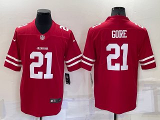 San Francisco 49ers #21 Frank Gore Red Vapor Untouchable Limited Stitched