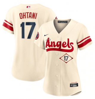 Los Angeles Angels #17 Shohei Ohtani 2022 Cream City Connect Stitched Baseball