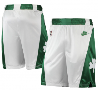Boston Celtics men white 75th shorts