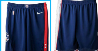 Brooklyn Nets blue men shorts