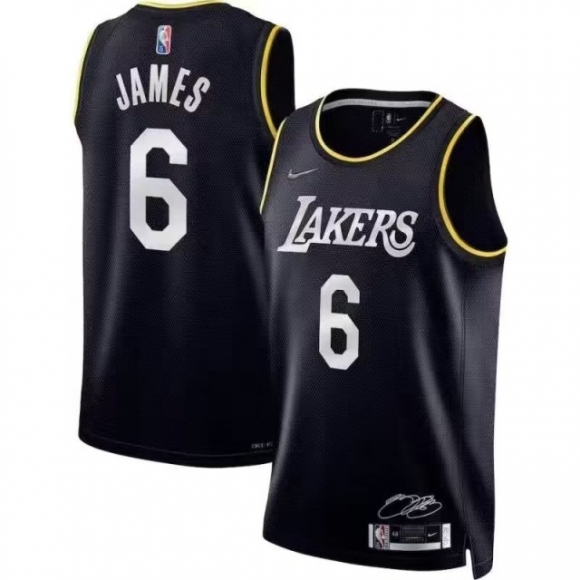 Los Angeles Lakers #6 LeBron James MVP jersey