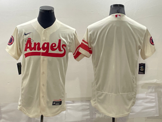 Los Angeles Angels Blank 2022 Cream City Connect Flex Base Stitched Jersey