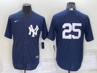 New York Yankees #25 navy jersey