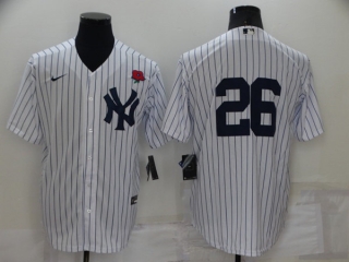 New York Yankees #26 DJ LeMahieu White Cool Base Stitched Baseball Jersey