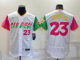 San Diego Padres #23 Fernando Tatis Jr White 2022 City Connect Flex Base Stitched