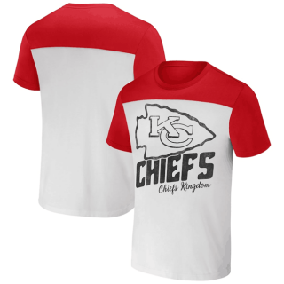 Kansas City Chiefs Cream Red X Darius Rucker Collection Colorblocked T-Shirt