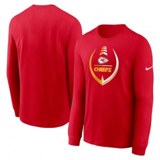 Kansas City Chiefs Red Icon Legend Performance Long Sleeve T-Shirt