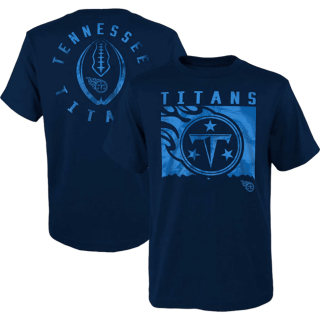 Tennessee Titans Navy Preschool Liquid Camo Logo T-Shirt