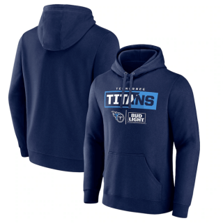 Tennessee Titans Navy X Bud Light Pullover Hoodie