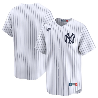 New York Yankees Blank White Cooperstown Collection Limited Stitched Baseball Jersey