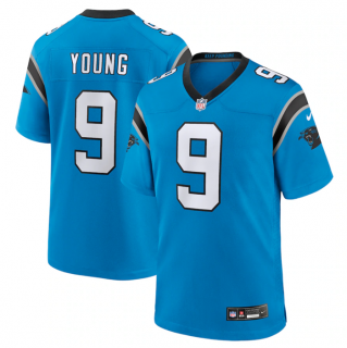 Men's Carolina Panthers #9 Bryce Young Blue Stitched Game Jersey