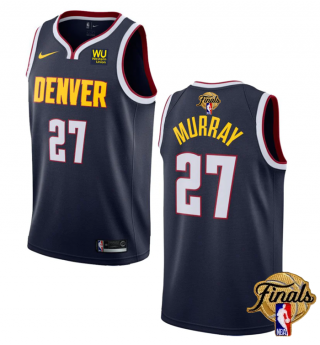 Men's Denver Nuggets #27 Jamal Murray Navy 2023 Finals Icon Edition Stitched Basketball