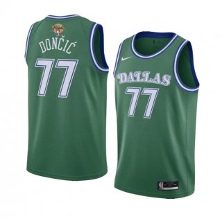 Dallas Mavericks #77 Luka Doncic Green 2024 Finals Classic Edition Stitched