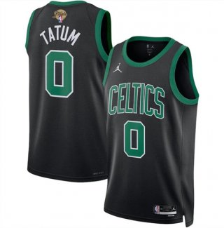 Boston Celtics #0 Jayson Tatum Black 2024 Finals Statement Edition Stitched