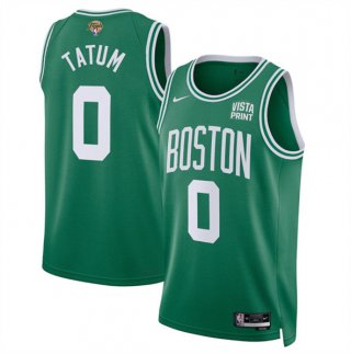 Boston Celtics #0 Jayson Tatum Kelly Green 2024 Finals Icon Edition Stitched Basketball