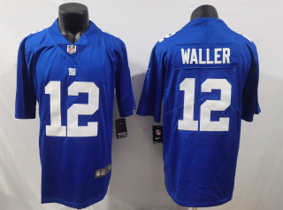 New York Giants #12 Waller blue jersey