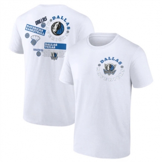 Dallas Mavericks White Collective Graphic T-Shirt