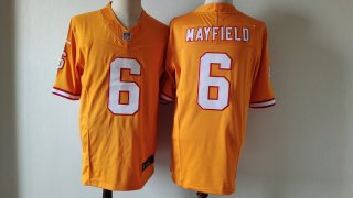 Tampa Bay Buccaneers #6 Baker Mayfield Orange 2023 F.U.S.E. Throwback Limited