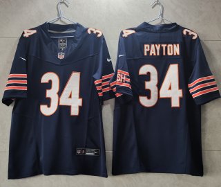 Chicago Bears #34 Walter Payton Navy 2023 F.U.S.E. Vapor Untouchable Limited Stitched