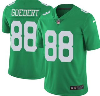 Goedert #88 Kelly green jersey