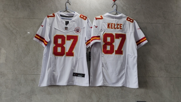 Kansas City Chiefs #87 Travis Kelce White 2023 F.U.S.E. Vapor Untouchable Limited
