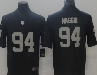 Las Vegas Raiders #94 Nassib black Vapor Untouchable Stitched