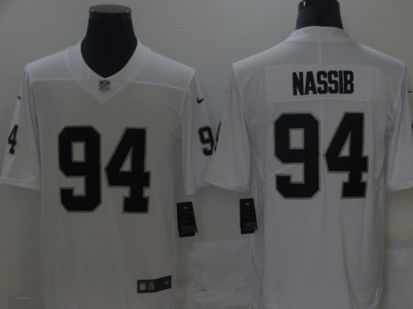 Las Vegas Raiders #94 Nassib white Vapor Untouchable Stitched