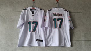 Miami Dolphins #17 Jaylen Waddle white 2023 F.U.S.E Vapor Limited Stitched Football