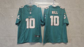 Miami Dolphins #10 Tyreek Hill Aqua 2023 F.U.S.E Vapor Limited Stitched Football Jersey