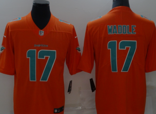 Miami Dolphins #17 Jaylen Waddle orange jersey