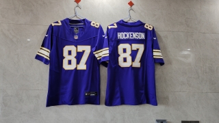 Minnesota Vikings #87 T.J. Hockenson Purple 2023 F.U.S.E. Vapor Untouchable Limited