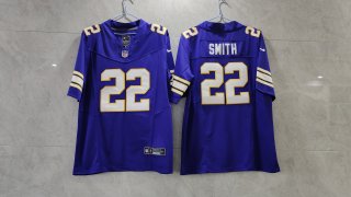Minnesota Vikings #22 Harrison Smith Purple 2023 F.U.S.E. Vapor Untouchable