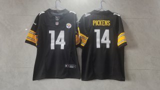 Pittsburgh Steelers #14 George Pickens Black 2023 F.U.S.E. Vapor Untouchable