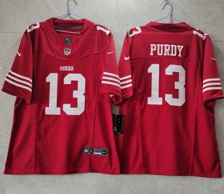 San Francisco 49ers #13 Brock Purdy Red 2023 F.U.S.E. Vapor Untouchable Limited