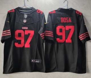 San Francisco 49ers #97 Nick Bosa Black 2023 F.U.S.E. Vapor Untouchable Limited