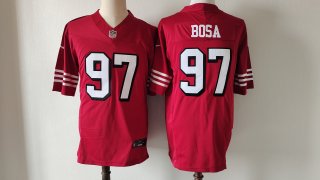 San Francisco 49ers #97 Nick Bosa New Red 2023 F.U.S.E. Vapor Untouchable