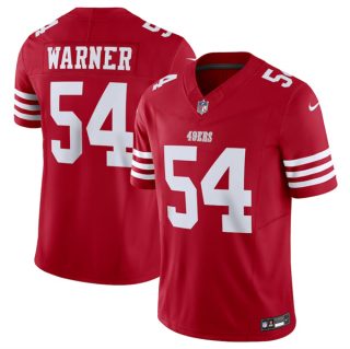 San Francisco 49ers #54 Fred Warner Red 2023 F.U.S.E. Vapor Untouchable Limited
