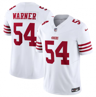 San Francisco 49ers #54 Fred Warner White 2023 F.U.S.E. Vapor Untouchable Limited