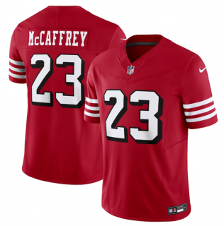 San Francisco 49ers #23 Christian McCaffrey New Red 2023 F.U.S.E. Vapor Untouchable