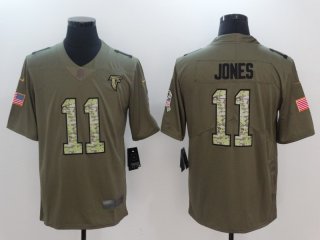 Atlanta Falcons #11 salut to service jersey