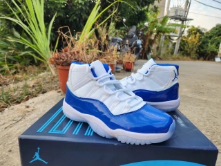 Jordan 11 baby blue men shoes