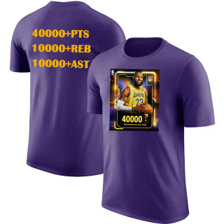James #23 40000 purple t shirt 2
