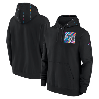 Tennessee Titans Black 2023 Crucial Catch Club Pullover Hoodie