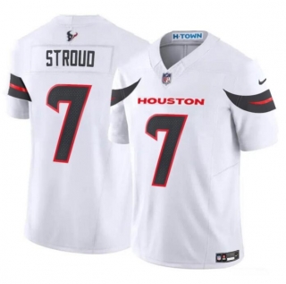 Houston Texans #7 C.J. Stroud White 2024 Vapor F.U.S.E. Limited Stitched Jersey