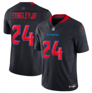 Houston Texans #24 Derek Stingley Jr. Navy 2024 2nd Alternate F.U.S.E Vapor Football