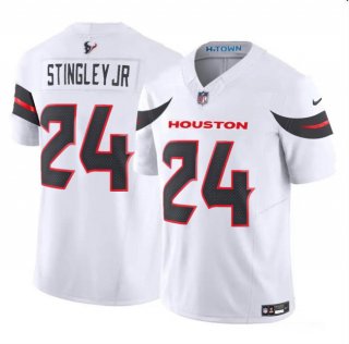 Houston Texans #24 Derek Stingley Jr. White 2024 Vapor F.U.S.E. Limited Football Stitched