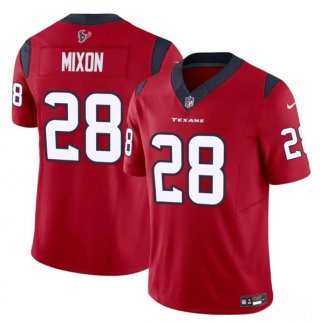 Houston Texans #28 Joe Mixon Red 2024 F.U.S.E. Vapor Untouchable Football Stitched